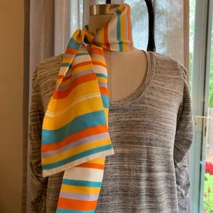 Vintage striped scarf
